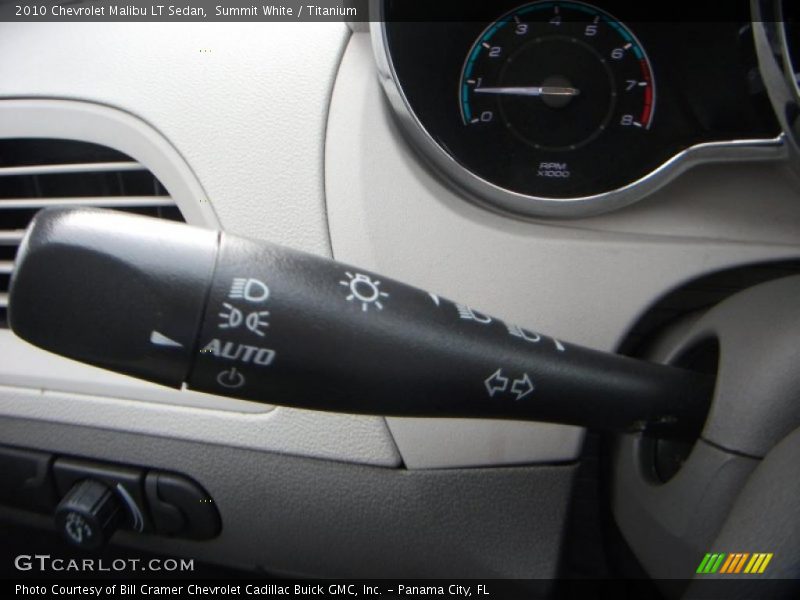 Summit White / Titanium 2010 Chevrolet Malibu LT Sedan