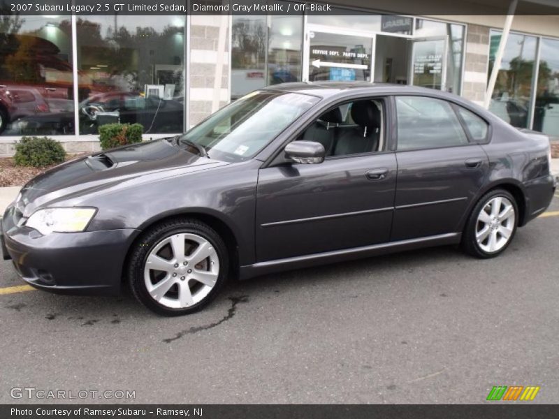 Diamond Gray Metallic / Off-Black 2007 Subaru Legacy 2.5 GT Limited Sedan