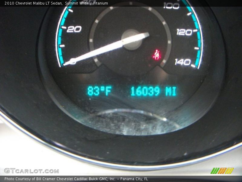 Summit White / Titanium 2010 Chevrolet Malibu LT Sedan