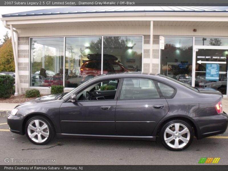 Diamond Gray Metallic / Off-Black 2007 Subaru Legacy 2.5 GT Limited Sedan