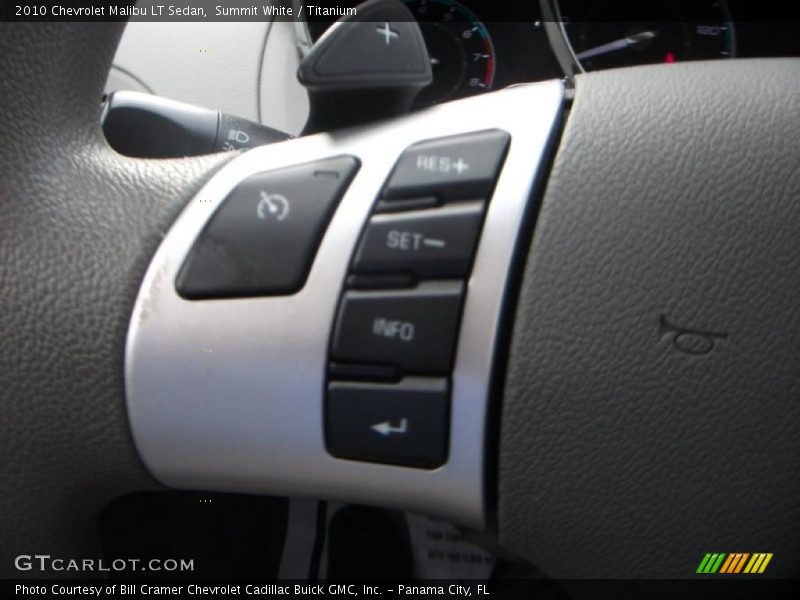 Summit White / Titanium 2010 Chevrolet Malibu LT Sedan