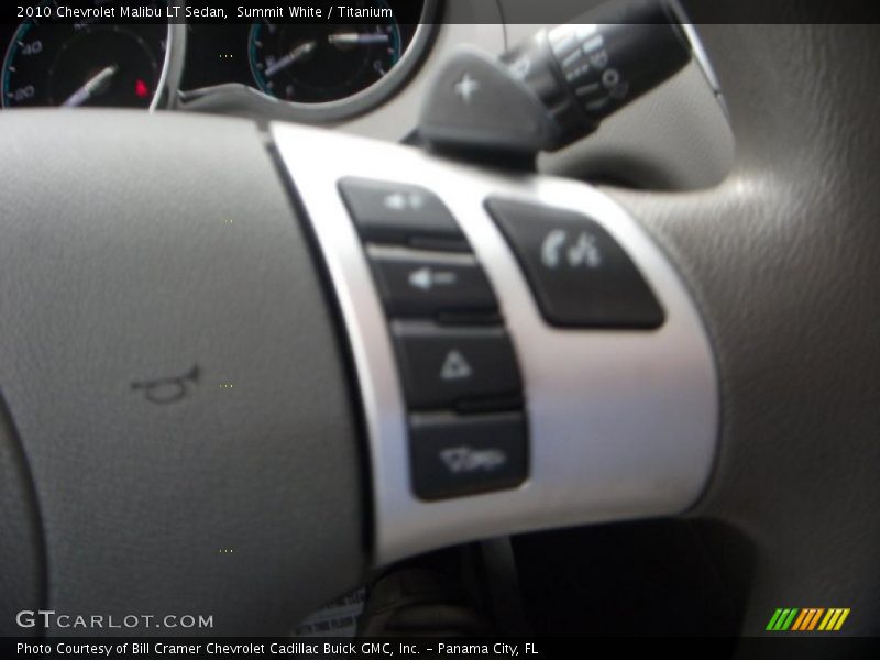 Summit White / Titanium 2010 Chevrolet Malibu LT Sedan