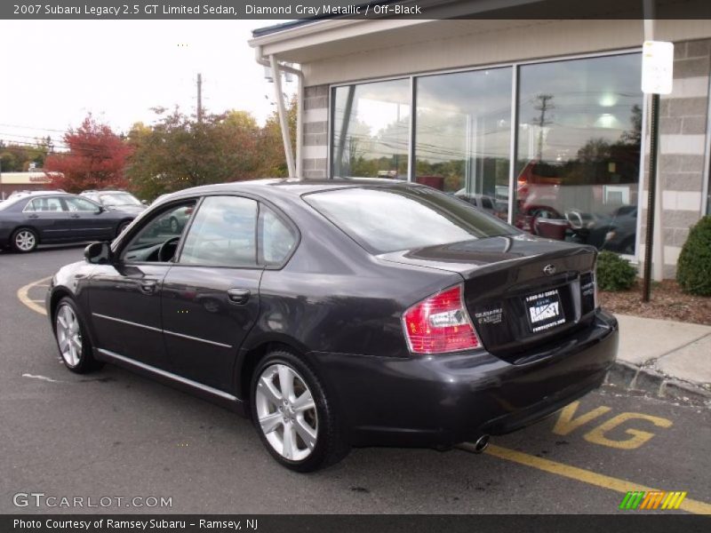 Diamond Gray Metallic / Off-Black 2007 Subaru Legacy 2.5 GT Limited Sedan