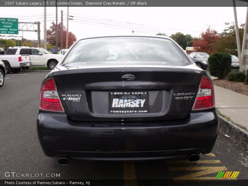 Diamond Gray Metallic / Off-Black 2007 Subaru Legacy 2.5 GT Limited Sedan