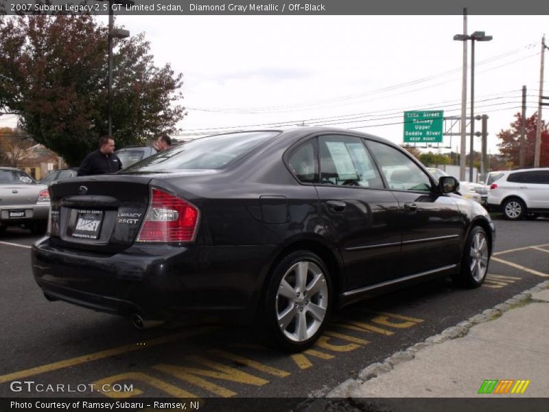 Diamond Gray Metallic / Off-Black 2007 Subaru Legacy 2.5 GT Limited Sedan