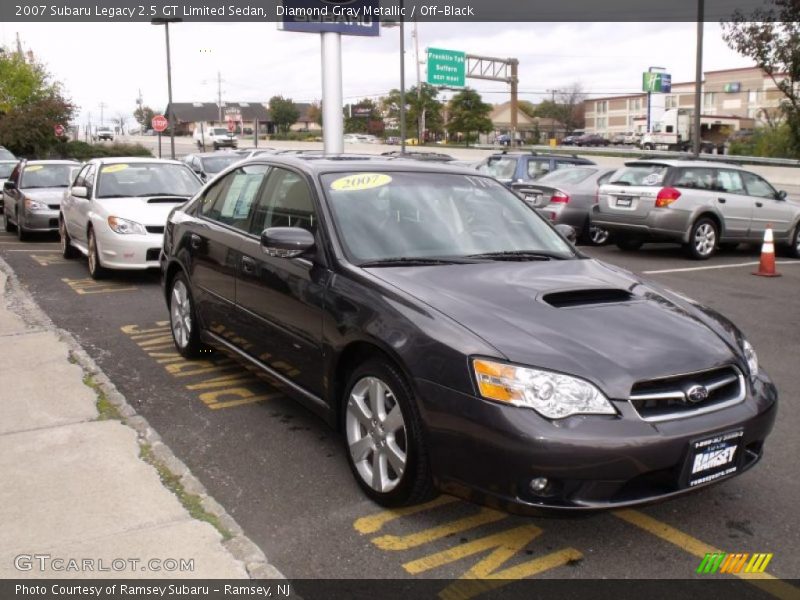 Diamond Gray Metallic / Off-Black 2007 Subaru Legacy 2.5 GT Limited Sedan
