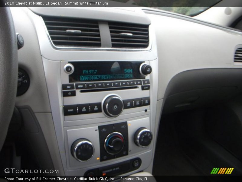 Summit White / Titanium 2010 Chevrolet Malibu LT Sedan