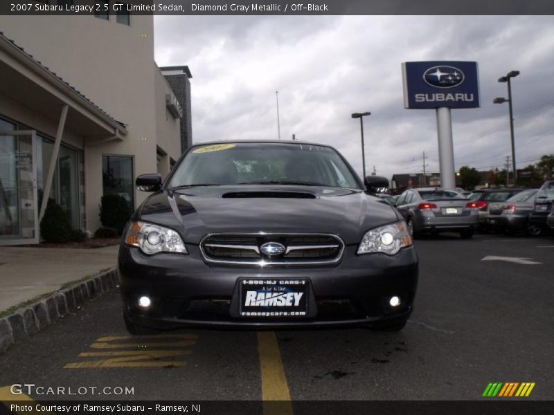Diamond Gray Metallic / Off-Black 2007 Subaru Legacy 2.5 GT Limited Sedan