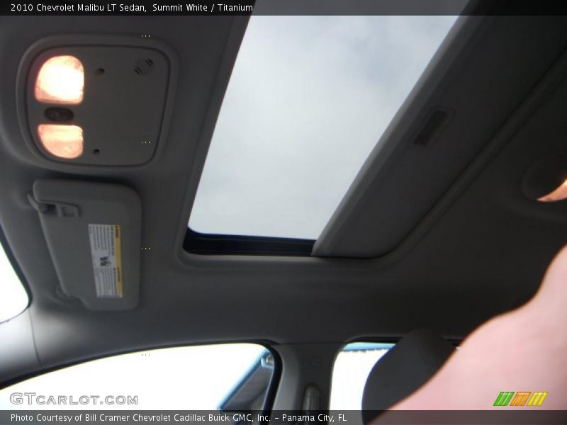 Summit White / Titanium 2010 Chevrolet Malibu LT Sedan