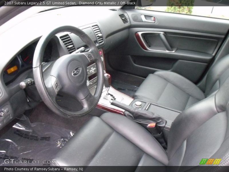 Off-Black Interior - 2007 Legacy 2.5 GT Limited Sedan 