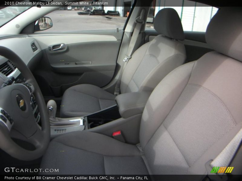 Summit White / Titanium 2010 Chevrolet Malibu LT Sedan