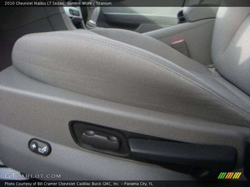 Summit White / Titanium 2010 Chevrolet Malibu LT Sedan