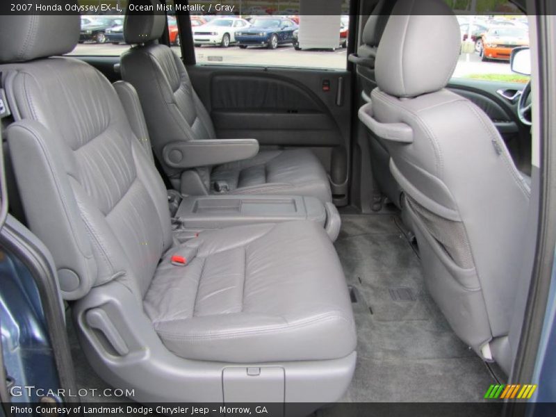 Ocean Mist Metallic / Gray 2007 Honda Odyssey EX-L