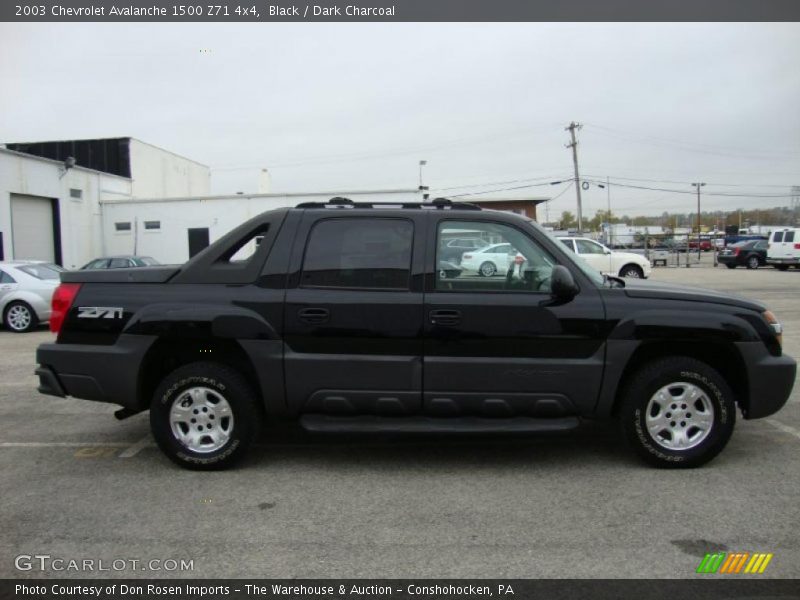 Black / Dark Charcoal 2003 Chevrolet Avalanche 1500 Z71 4x4