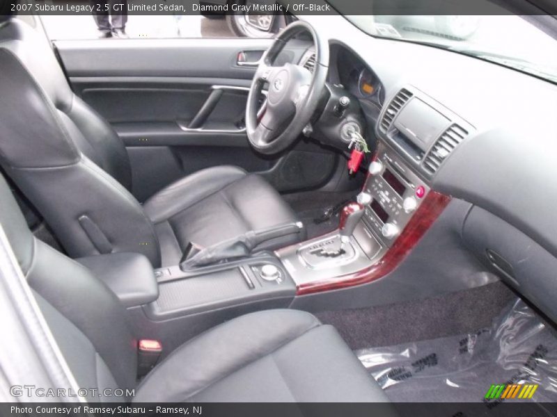  2007 Legacy 2.5 GT Limited Sedan Off-Black Interior