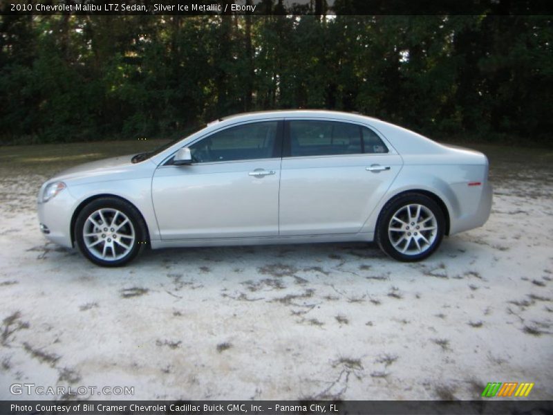 Silver Ice Metallic / Ebony 2010 Chevrolet Malibu LTZ Sedan