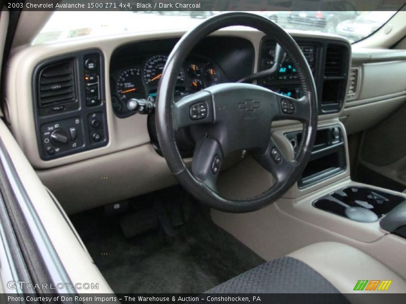 Black / Dark Charcoal 2003 Chevrolet Avalanche 1500 Z71 4x4