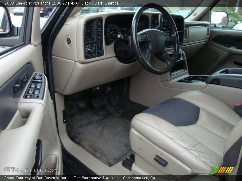 Black / Dark Charcoal 2003 Chevrolet Avalanche 1500 Z71 4x4
