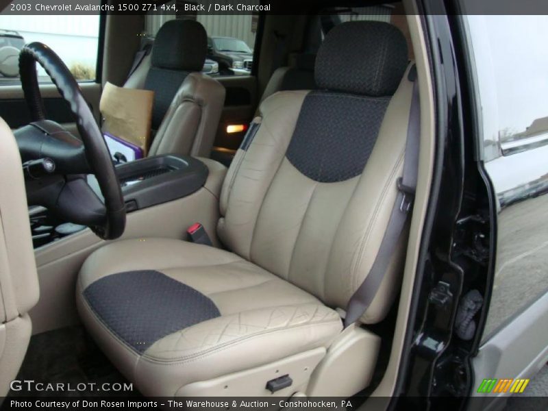 Black / Dark Charcoal 2003 Chevrolet Avalanche 1500 Z71 4x4
