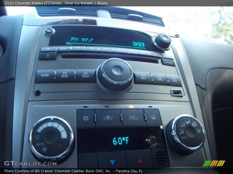Controls of 2010 Malibu LTZ Sedan