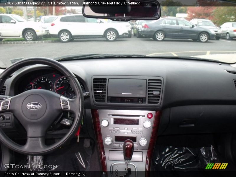 Dashboard of 2007 Legacy 2.5 GT Limited Sedan