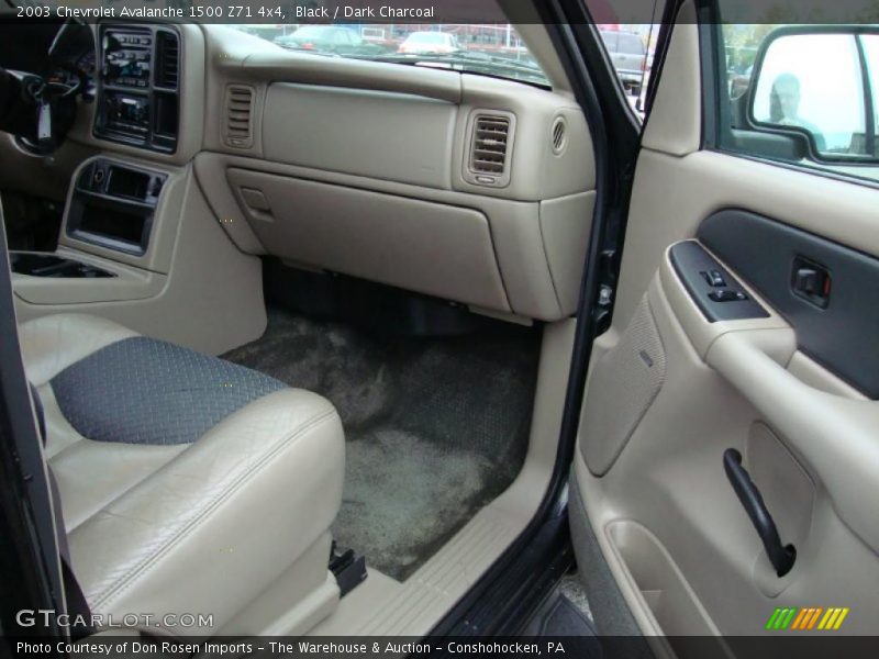 Black / Dark Charcoal 2003 Chevrolet Avalanche 1500 Z71 4x4