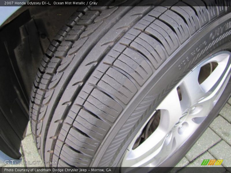 Ocean Mist Metallic / Gray 2007 Honda Odyssey EX-L