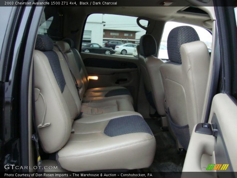 Black / Dark Charcoal 2003 Chevrolet Avalanche 1500 Z71 4x4