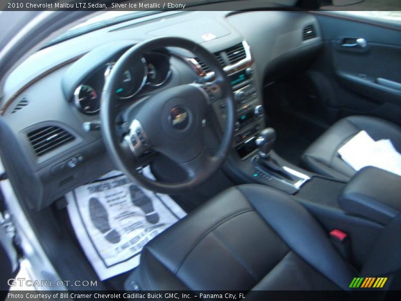 Silver Ice Metallic / Ebony 2010 Chevrolet Malibu LTZ Sedan