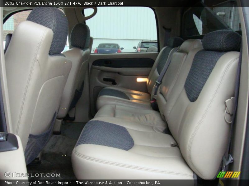 Black / Dark Charcoal 2003 Chevrolet Avalanche 1500 Z71 4x4