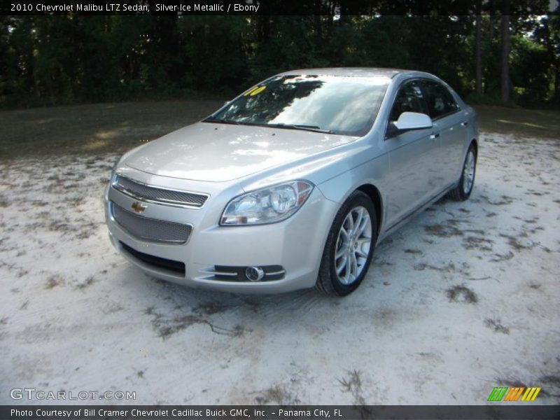 Silver Ice Metallic / Ebony 2010 Chevrolet Malibu LTZ Sedan