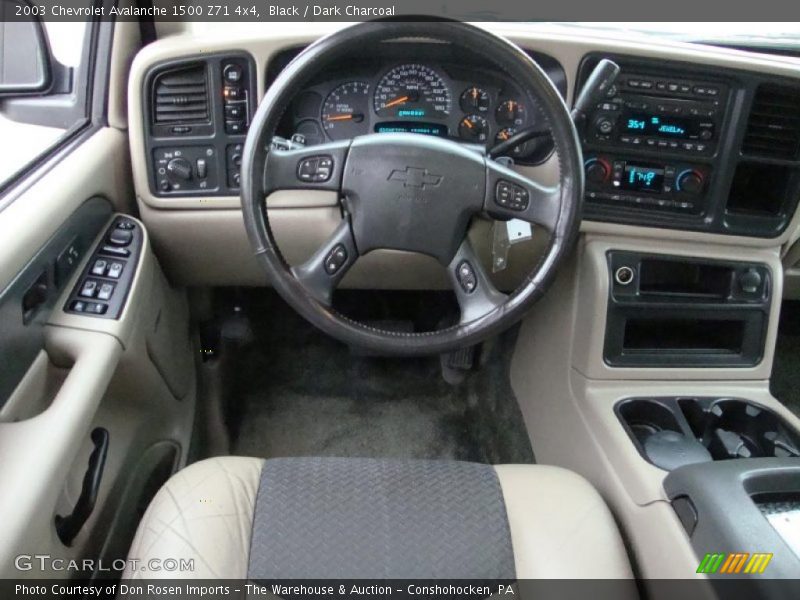 Black / Dark Charcoal 2003 Chevrolet Avalanche 1500 Z71 4x4