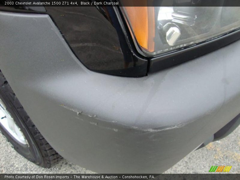 Black / Dark Charcoal 2003 Chevrolet Avalanche 1500 Z71 4x4