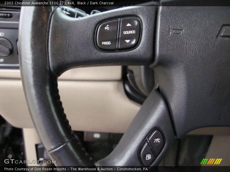 Black / Dark Charcoal 2003 Chevrolet Avalanche 1500 Z71 4x4