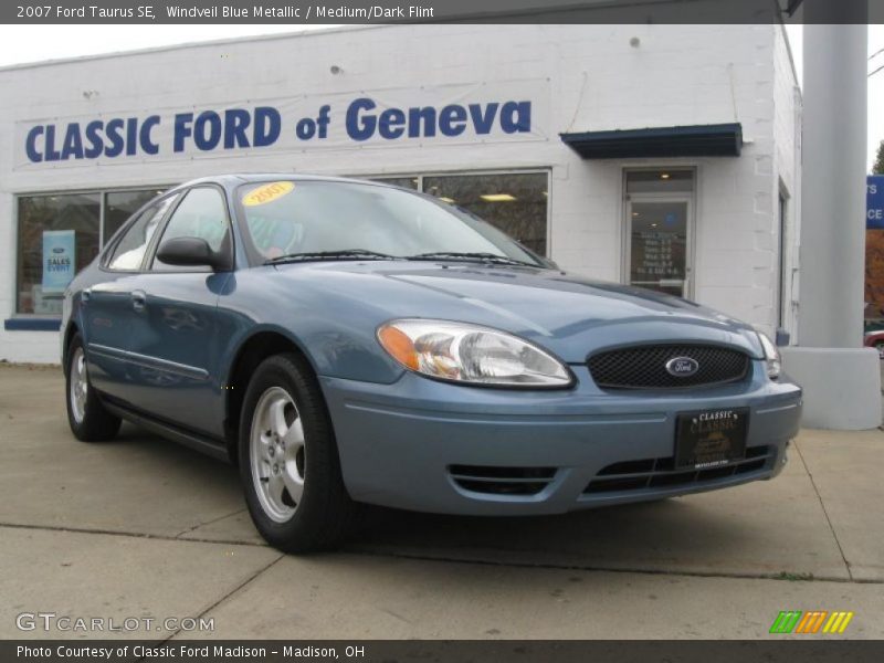 Windveil Blue Metallic / Medium/Dark Flint 2007 Ford Taurus SE