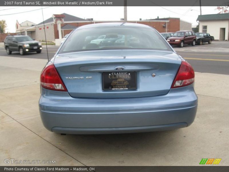 Windveil Blue Metallic / Medium/Dark Flint 2007 Ford Taurus SE