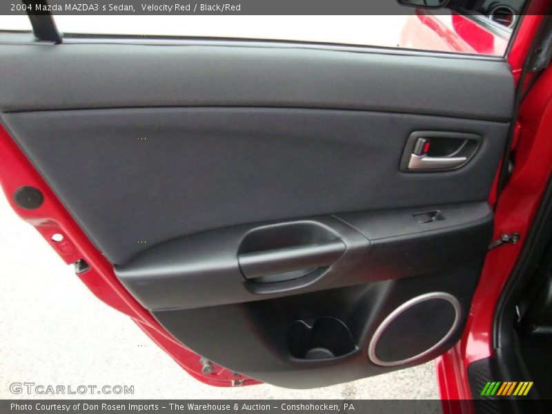 Velocity Red / Black/Red 2004 Mazda MAZDA3 s Sedan