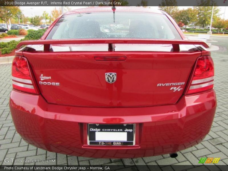 Inferno Red Crystal Pearl / Dark Slate Gray 2010 Dodge Avenger R/T