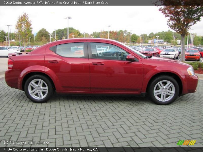 Inferno Red Crystal Pearl / Dark Slate Gray 2010 Dodge Avenger R/T