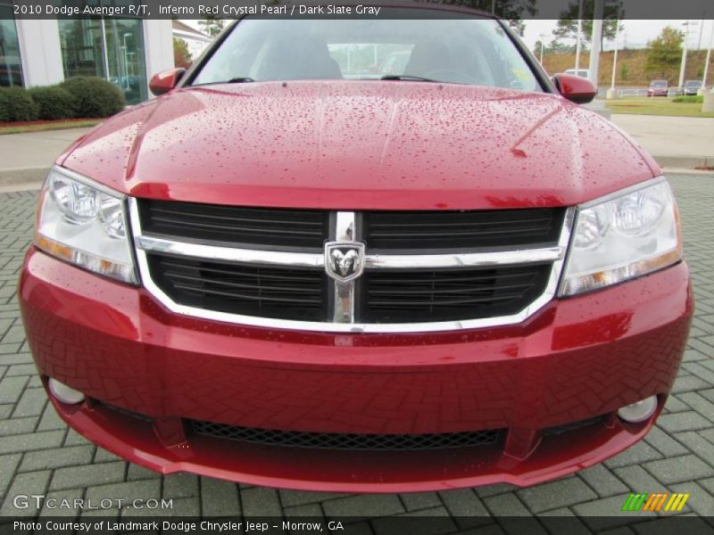 Inferno Red Crystal Pearl / Dark Slate Gray 2010 Dodge Avenger R/T