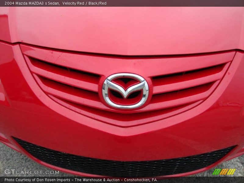 Velocity Red / Black/Red 2004 Mazda MAZDA3 s Sedan