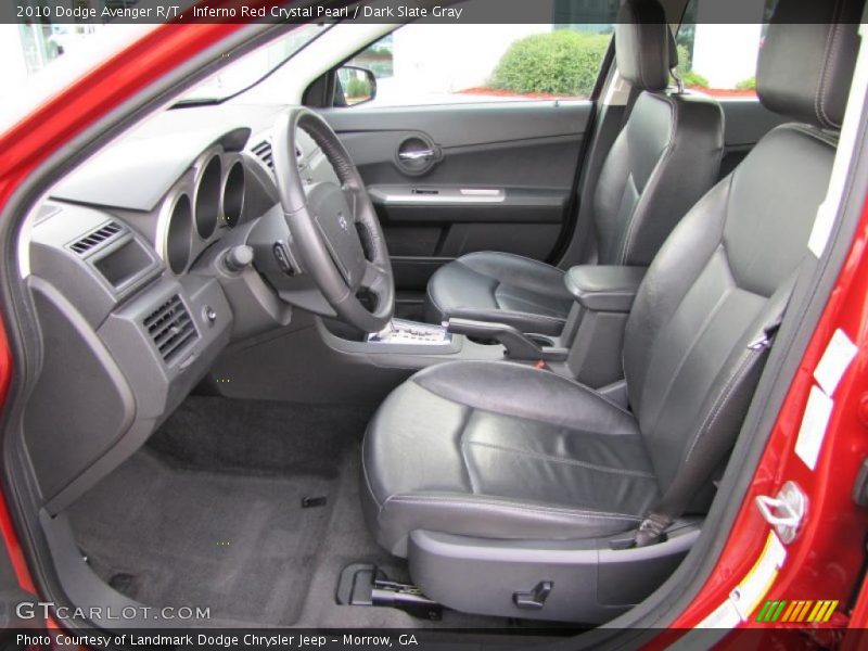 Inferno Red Crystal Pearl / Dark Slate Gray 2010 Dodge Avenger R/T
