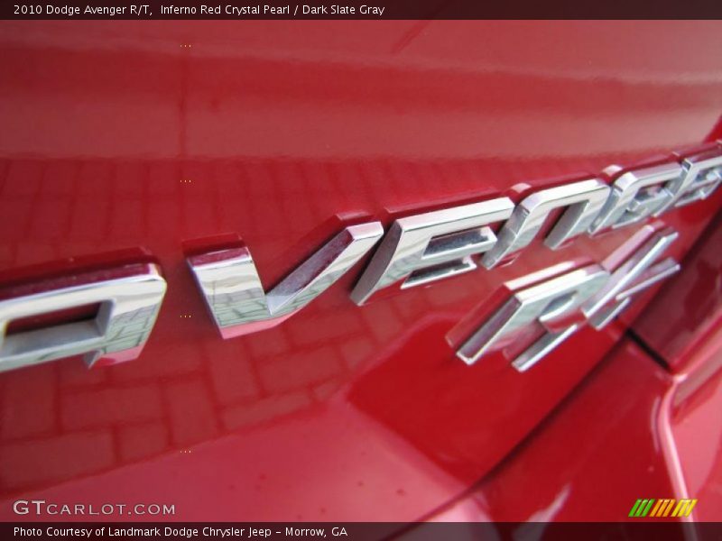 Inferno Red Crystal Pearl / Dark Slate Gray 2010 Dodge Avenger R/T