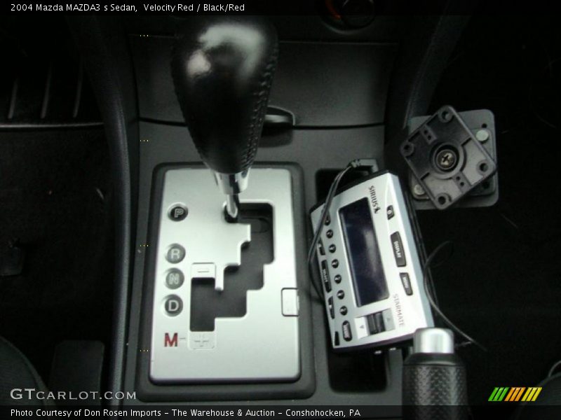 Velocity Red / Black/Red 2004 Mazda MAZDA3 s Sedan