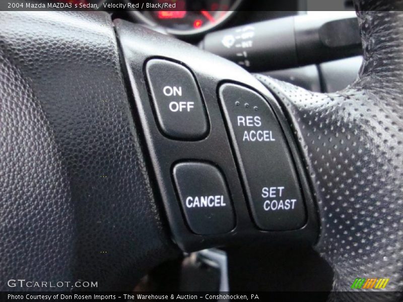 Velocity Red / Black/Red 2004 Mazda MAZDA3 s Sedan
