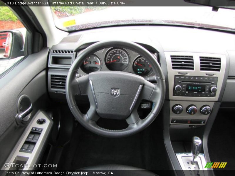 Inferno Red Crystal Pearl / Dark Slate Gray 2010 Dodge Avenger R/T