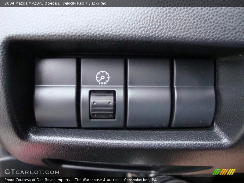 Velocity Red / Black/Red 2004 Mazda MAZDA3 s Sedan