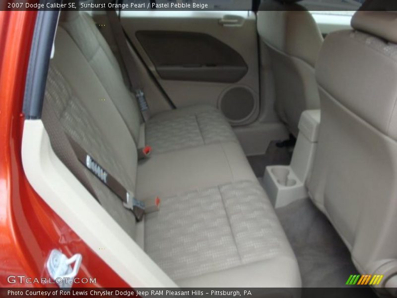 Sunburst Orange Pearl / Pastel Pebble Beige 2007 Dodge Caliber SE