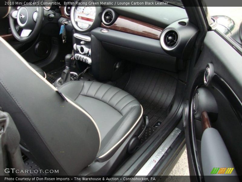 British Racing Green Metallic / Lounge Carbon Black Leather 2010 Mini Cooper S Convertible