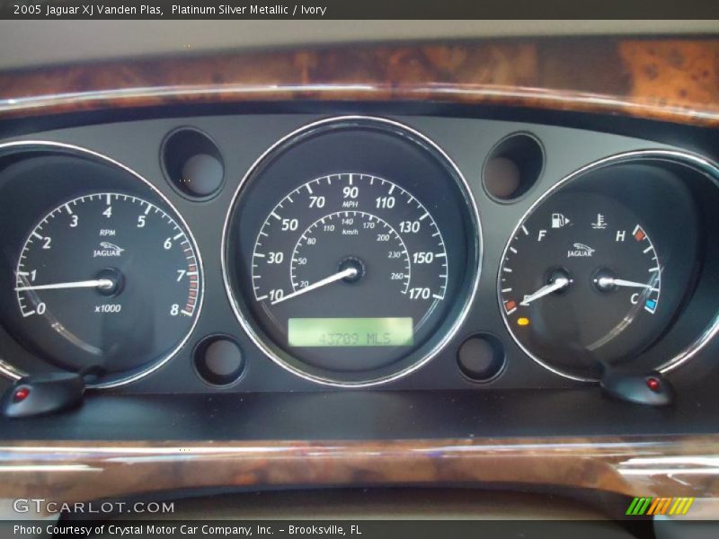  2005 XJ Vanden Plas Vanden Plas Gauges